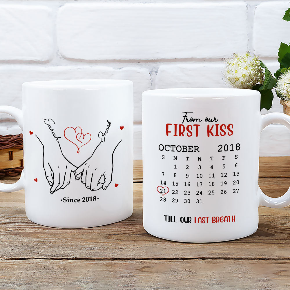 Custom Anniversary Keepsake Gifts For Couple • Forever And Always - Personalized Coffee Mug