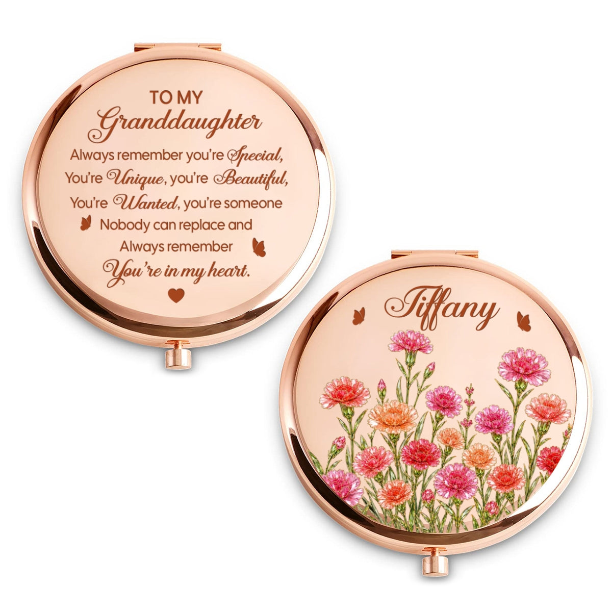 You Are Irreplaceable - Personalized Compact Mirror