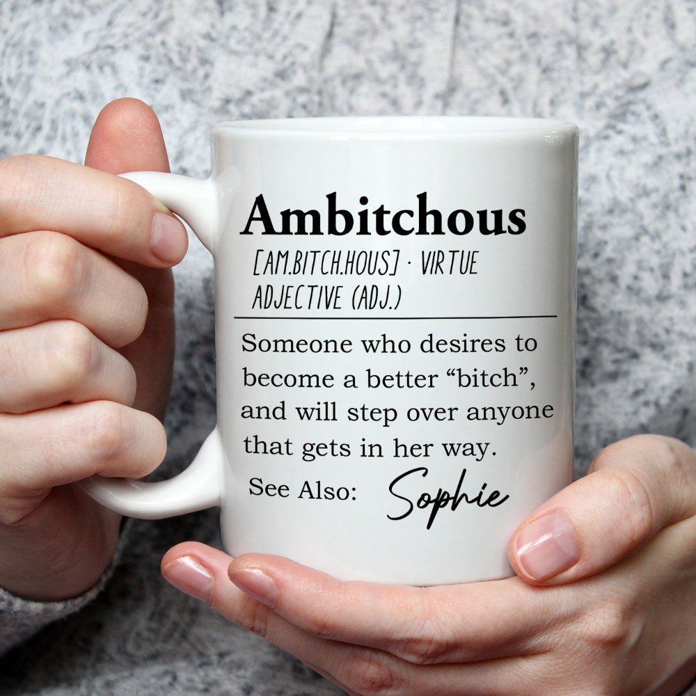 Custom Best Friend, Christmas & Birthday Friendship Keepsake Gift • Unbothered Confident Ready To Win - Personalized Coffee Mug