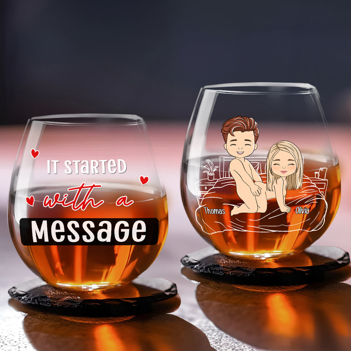 Favorite Thing - Personalized Wine Glass