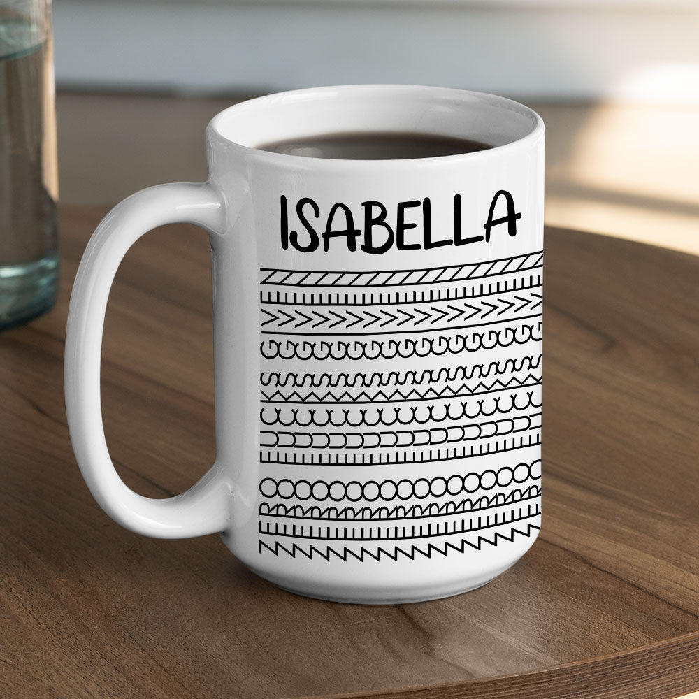 Custom Hidden Message Mug, Funny Gag Gift for Coworker Friend Girlfriend • Hidden Words Pure Poetry - Personalized Coffee Mug