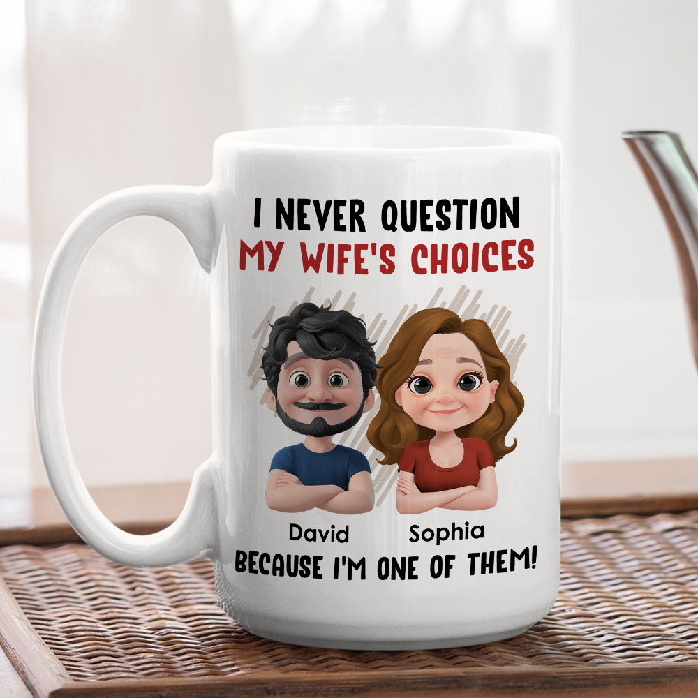 Custom Anniversary Keepsake Gifts For Couple • Chosen And Loved - Personalized Coffee Mug