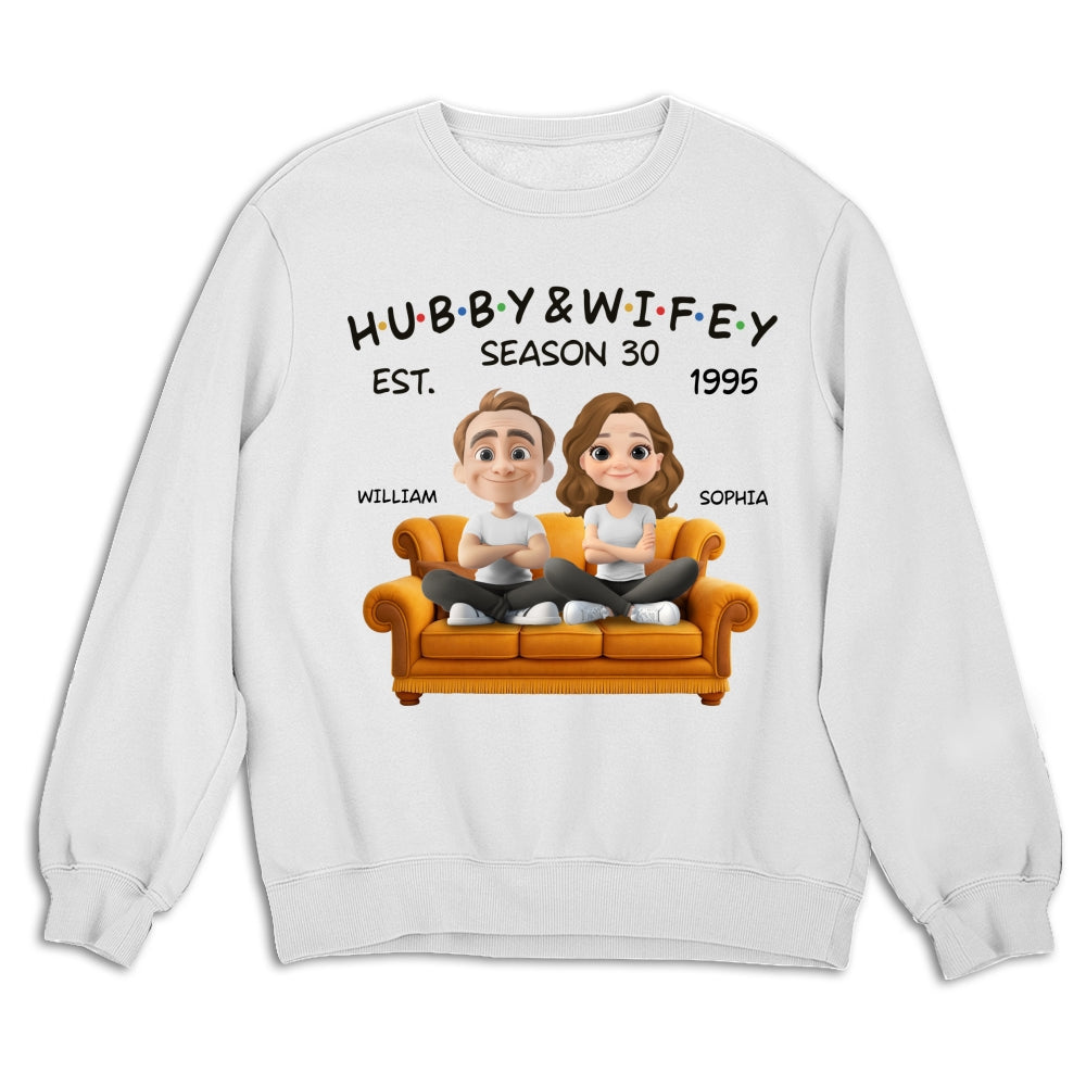Custom Christmas Anniversary Keepsake Gifts For Husband • Hubby And Wifey Since - Personalized Shirt