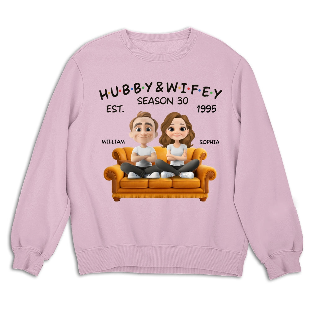 Custom Christmas Anniversary Keepsake Gifts For Husband • Hubby And Wifey Since - Personalized Shirt