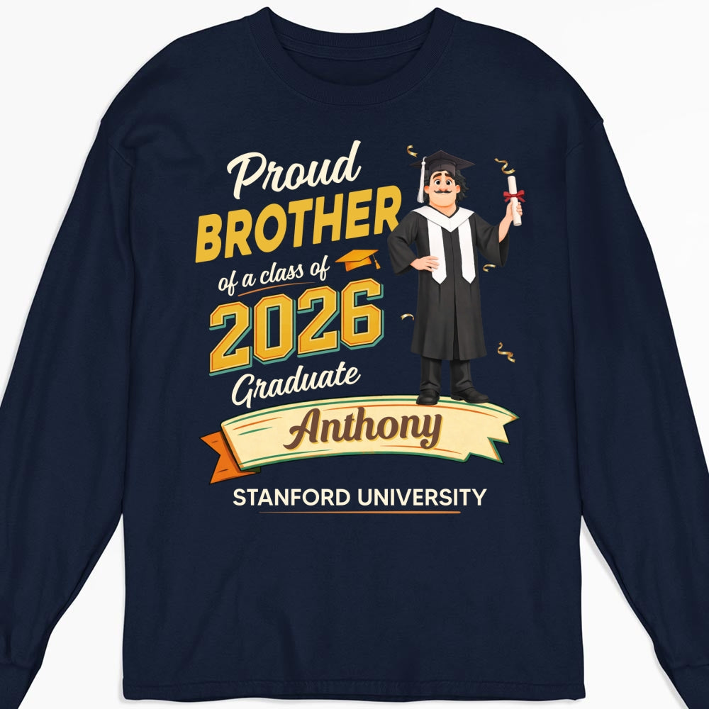 Custom Christmas & Birthday Gift for Dad & Mom • Family Matching Graduation - Personalized Shirt