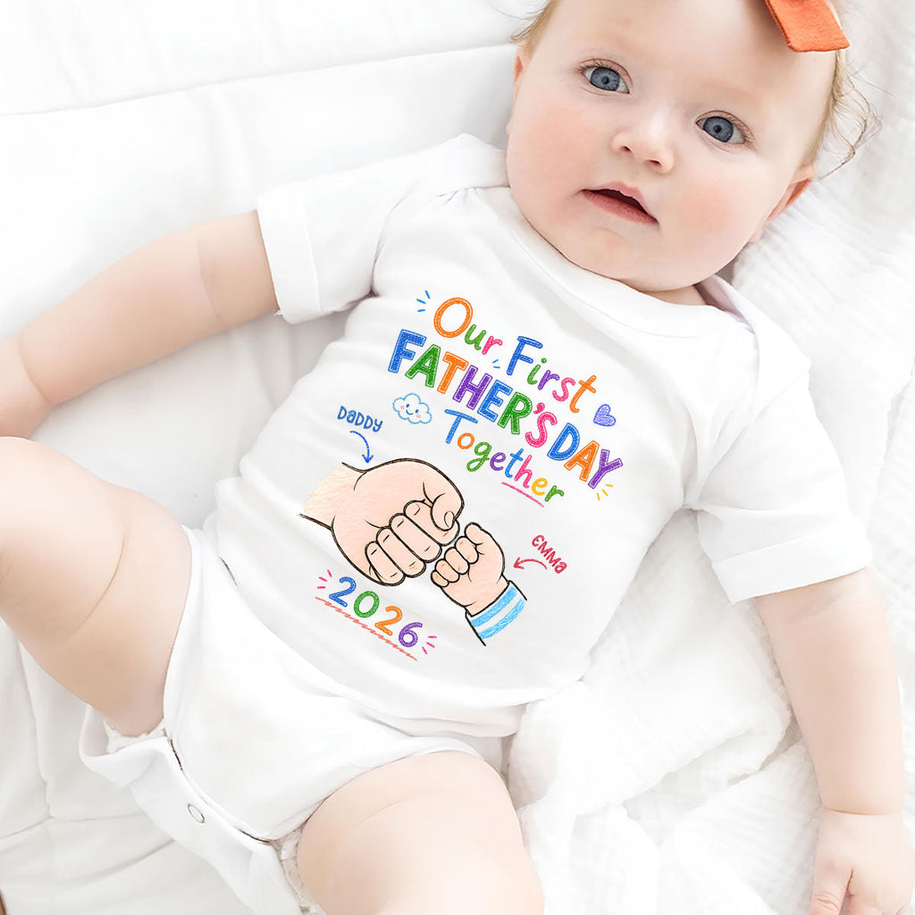 Our First Year - Personalized Baby Onesie