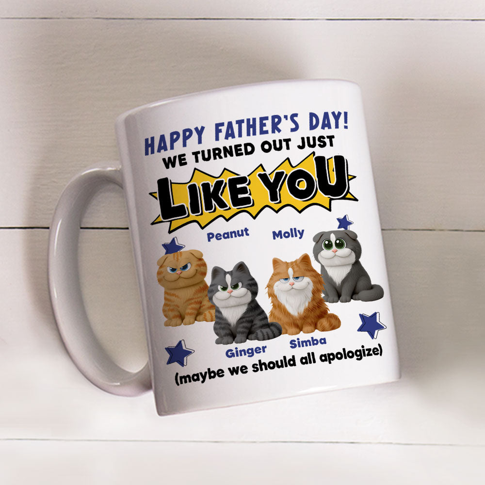 Custom Christmas & Birthday Keepsake Gift • Turned Out Like You - Personalized Coffee Mug