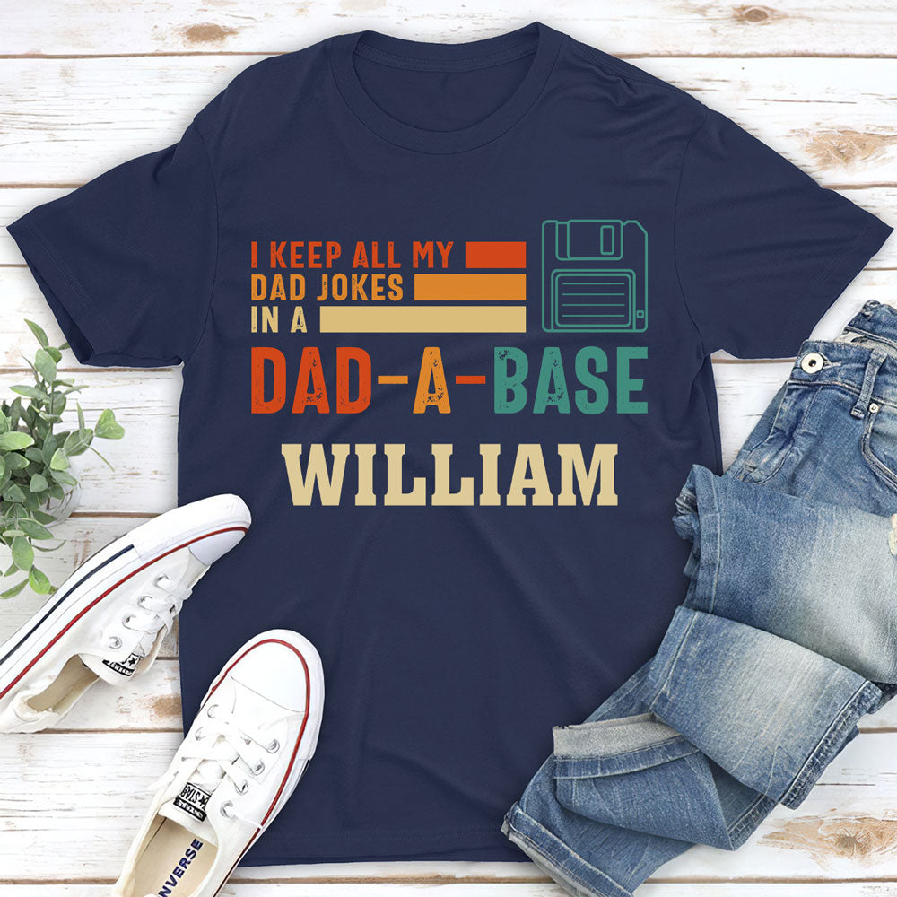Custom Father's Day, Special Gift for Dad & Grandpa • In My Dad A Base - Personalized Shirt