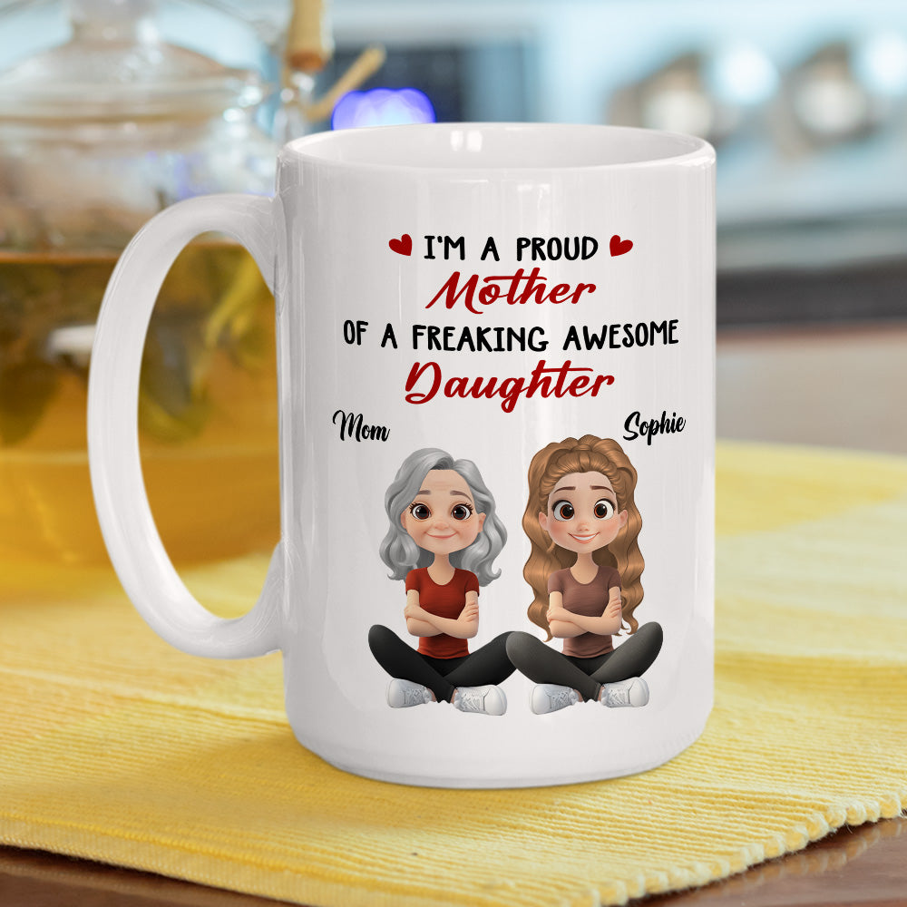 Custom Mother's Day Gift for Daughter • I Am So Proud - Personalized Coffee Mug