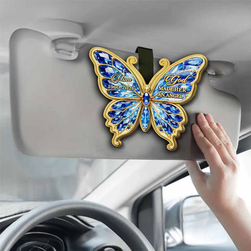 An Angel He Made - Personalized 3D Effect Car Visor Clip