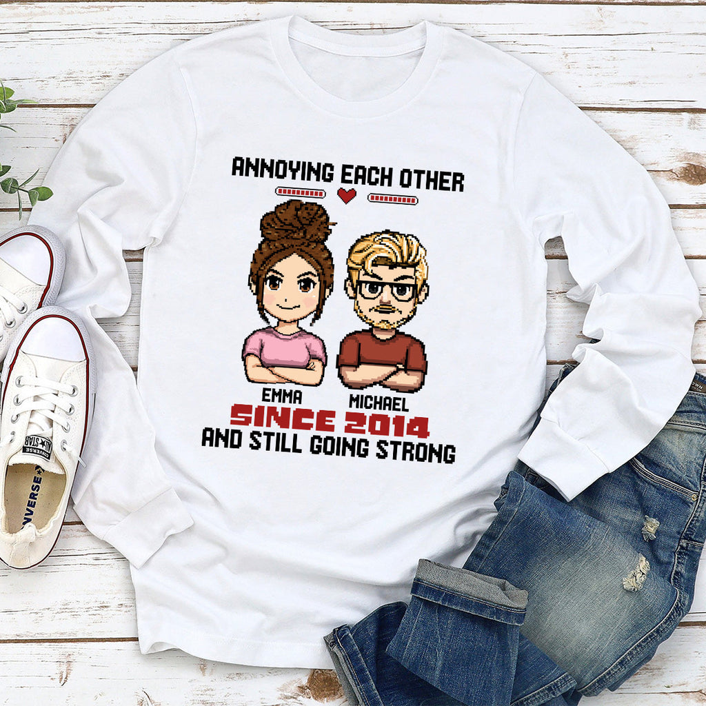 Custom Christmas Anniversary Keepsake Gifts For Husband • Annoying For Years - Personalized Shirt