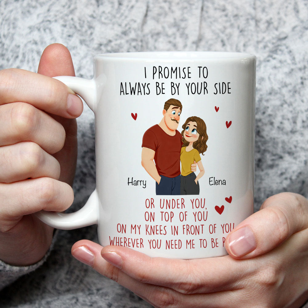 Custom Anniversary Keepsake Gifts For Couple • Whenever You Need Me - Personalized Coffee Mug