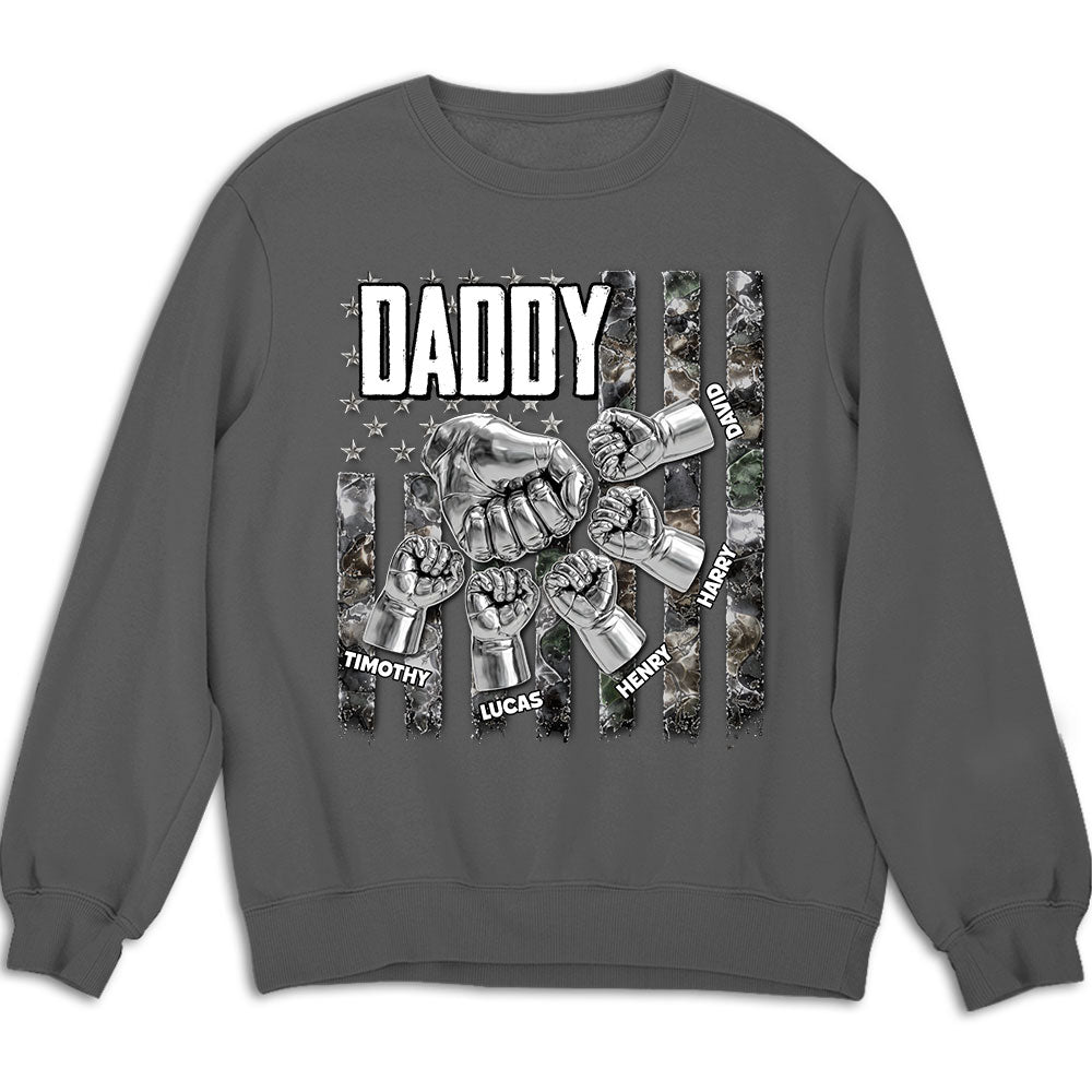 Custom Father's Day, Special Gift for Dad & Grandpa • Papa King - Personalized Shirt