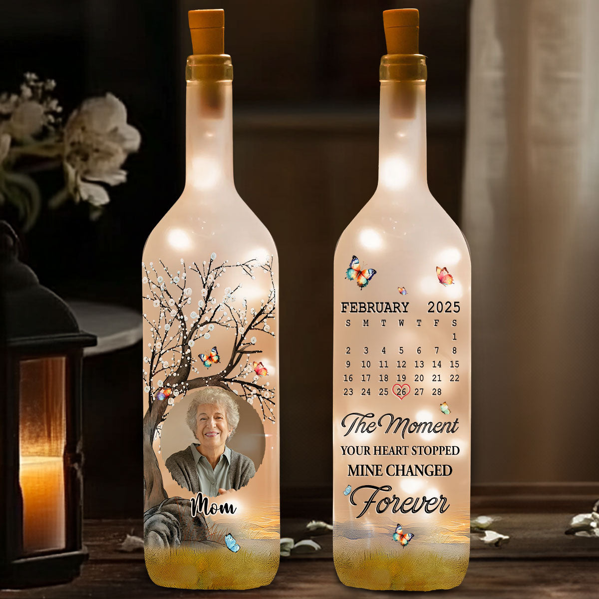 Mine Changed Forever - Personalized Bottle Lamp