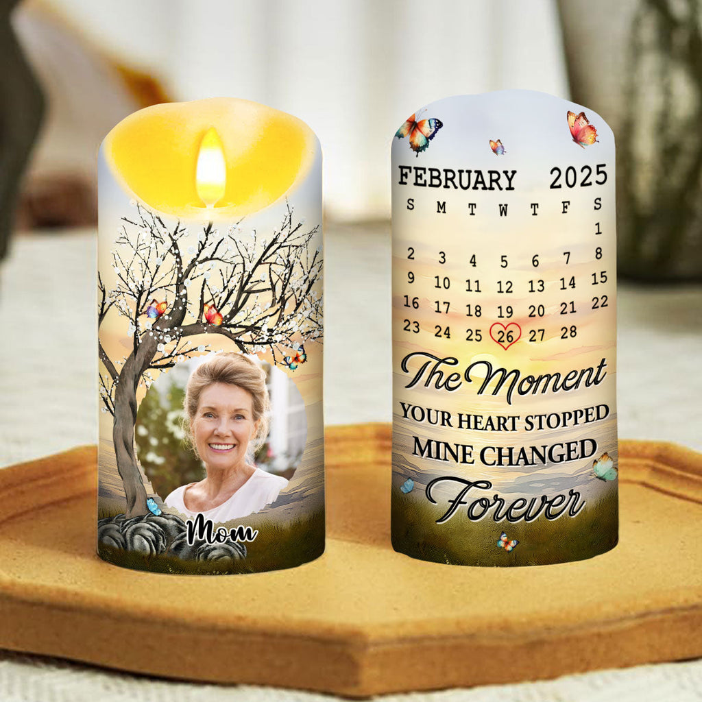 Mine Changed Forever - Personalized LED Candle