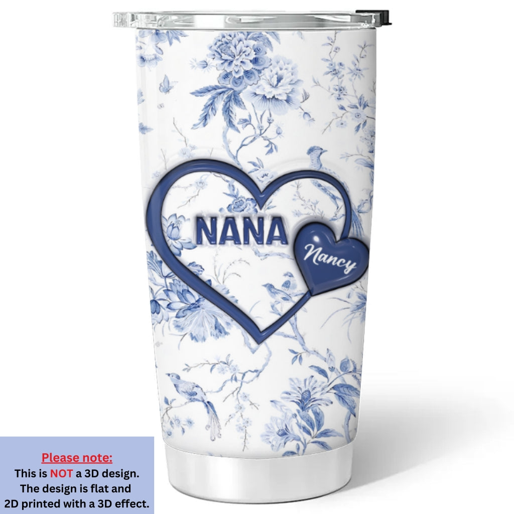 Custom Christmas Birthday Gifts For Grandma • Love Being Grandma - Personalized 3D Inflated Effect Tumbler