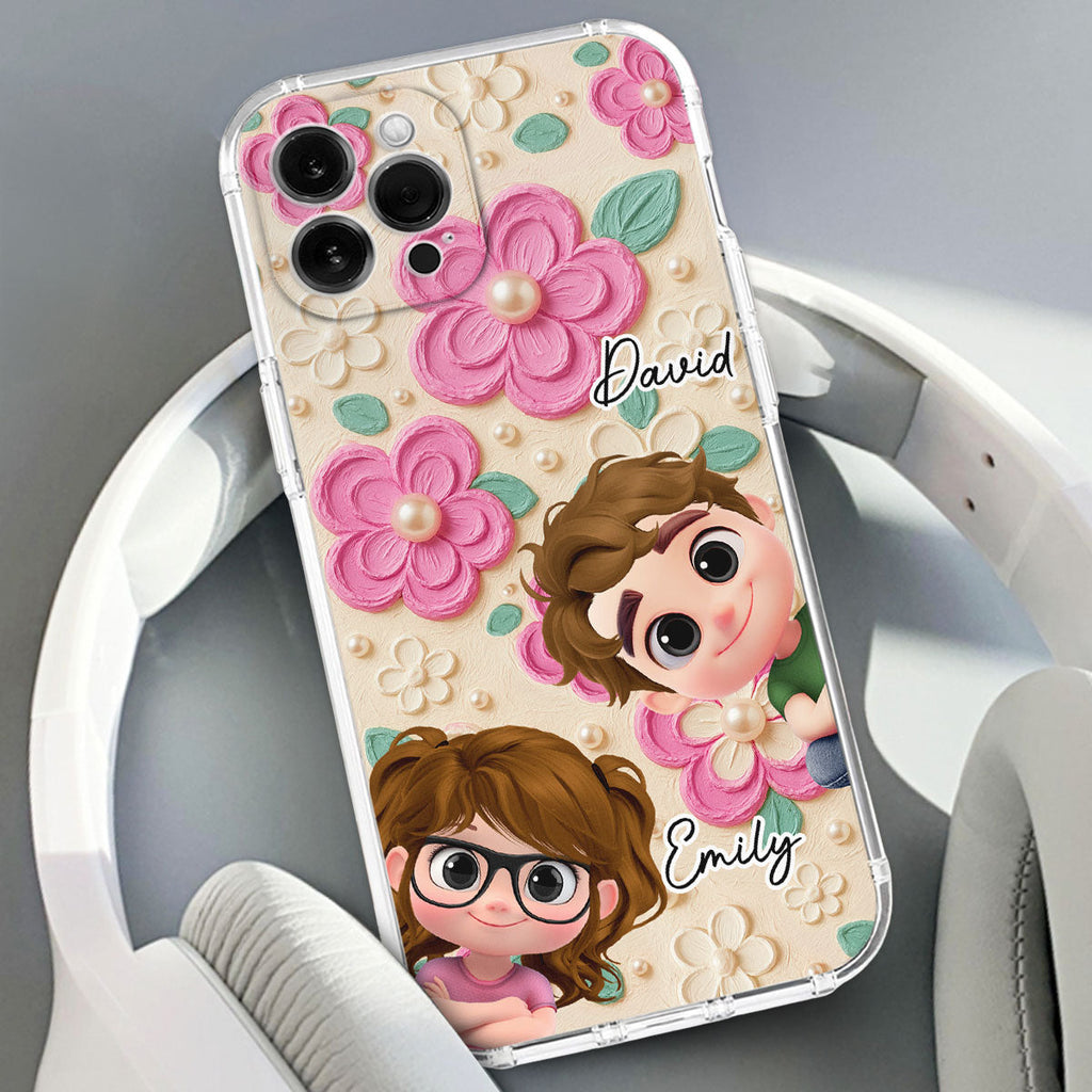 Proud Of Being Grandma - Personalized 3D Effect Phone Case