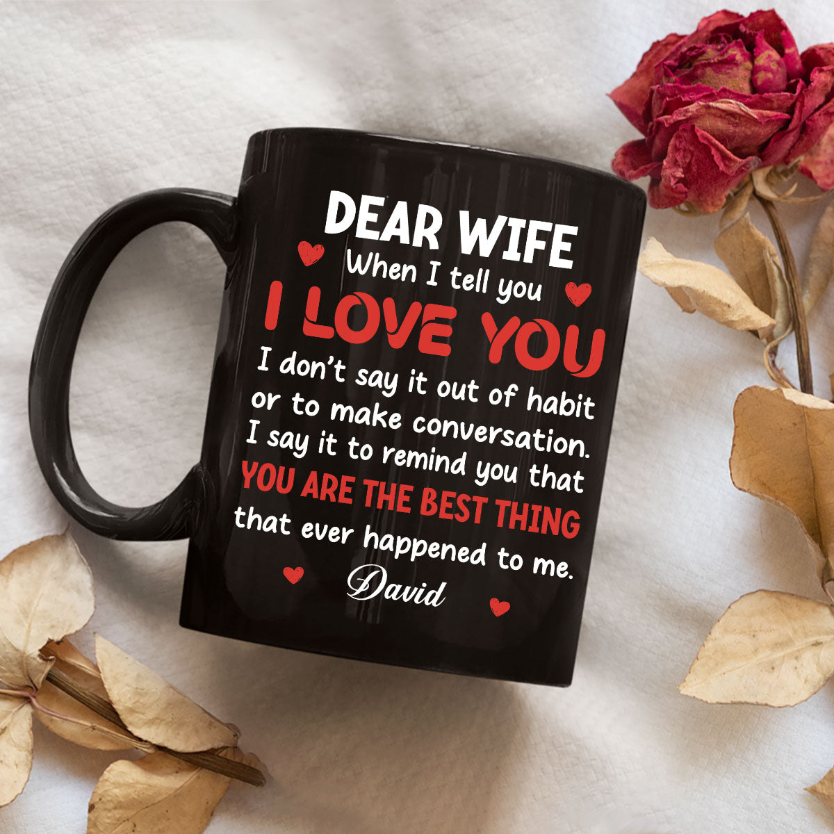 Custom Anniversary Keepsake Gifts For Couple • You Are Best Thing About Me - Personalized Coffee Mug