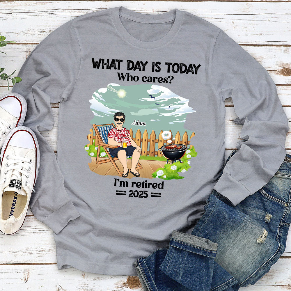 Custom Father's Day, Special Gift for Dad & Grandpa • Legend Has Retired - Personalized Shirt