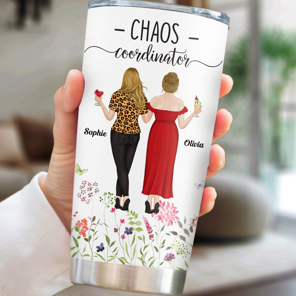 Custom Christmas Birthday Team Appreciation Gifts For Coworker • Chaos Coordinator - Personalized Tumbler