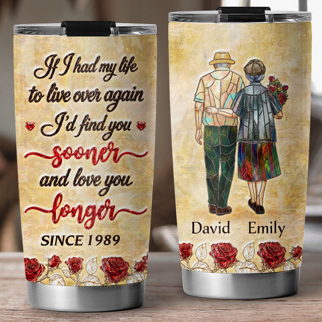 Custom Christmas Anniversary Gifts For Wife • My Life - Personalized 3D Effect Tumbler