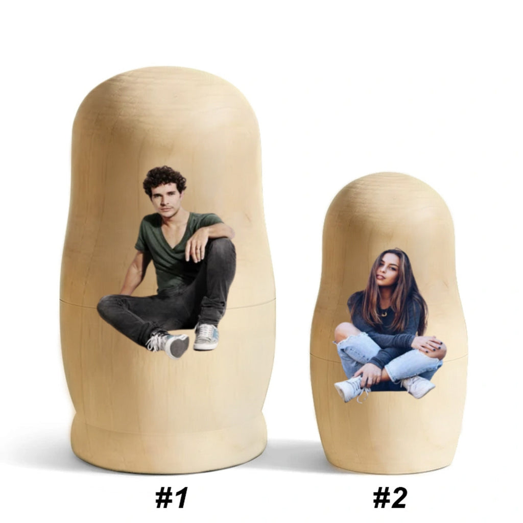 Growing In Love Photo - Personalized Nesting Doll