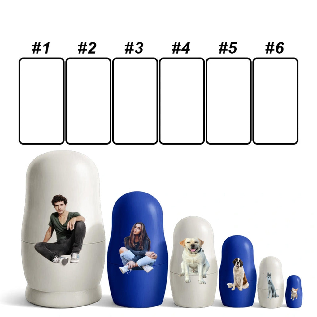 Growing In Love Photo - Personalized Nesting Doll