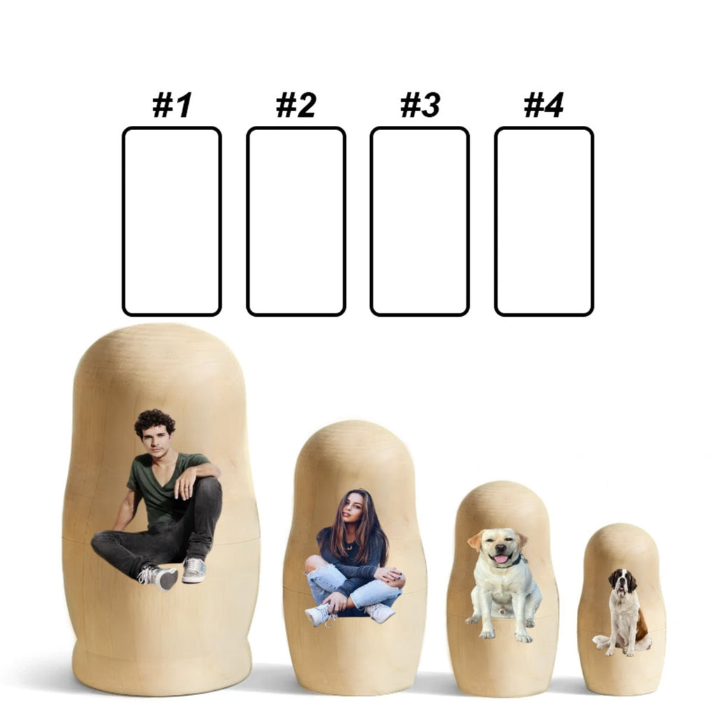 Growing In Love Photo - Personalized Nesting Doll