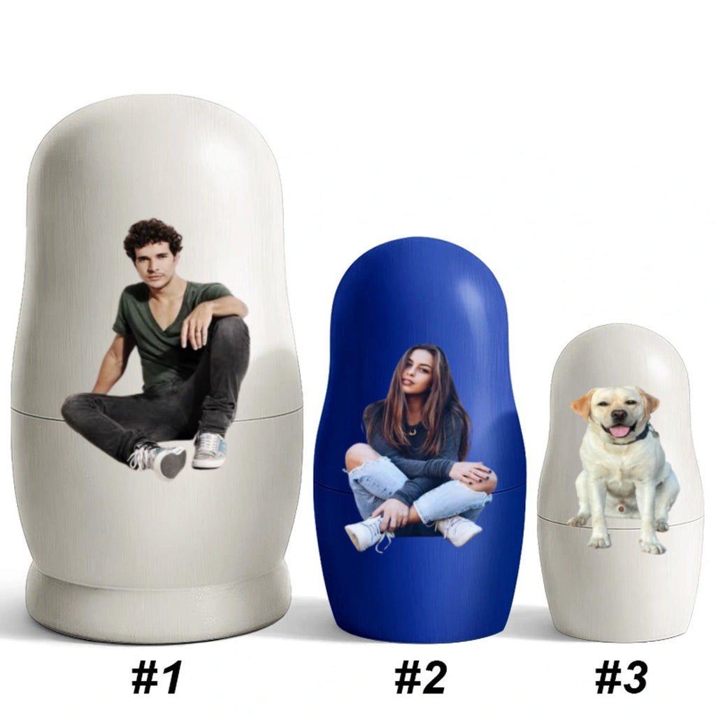 Growing In Love Photo - Personalized Nesting Doll