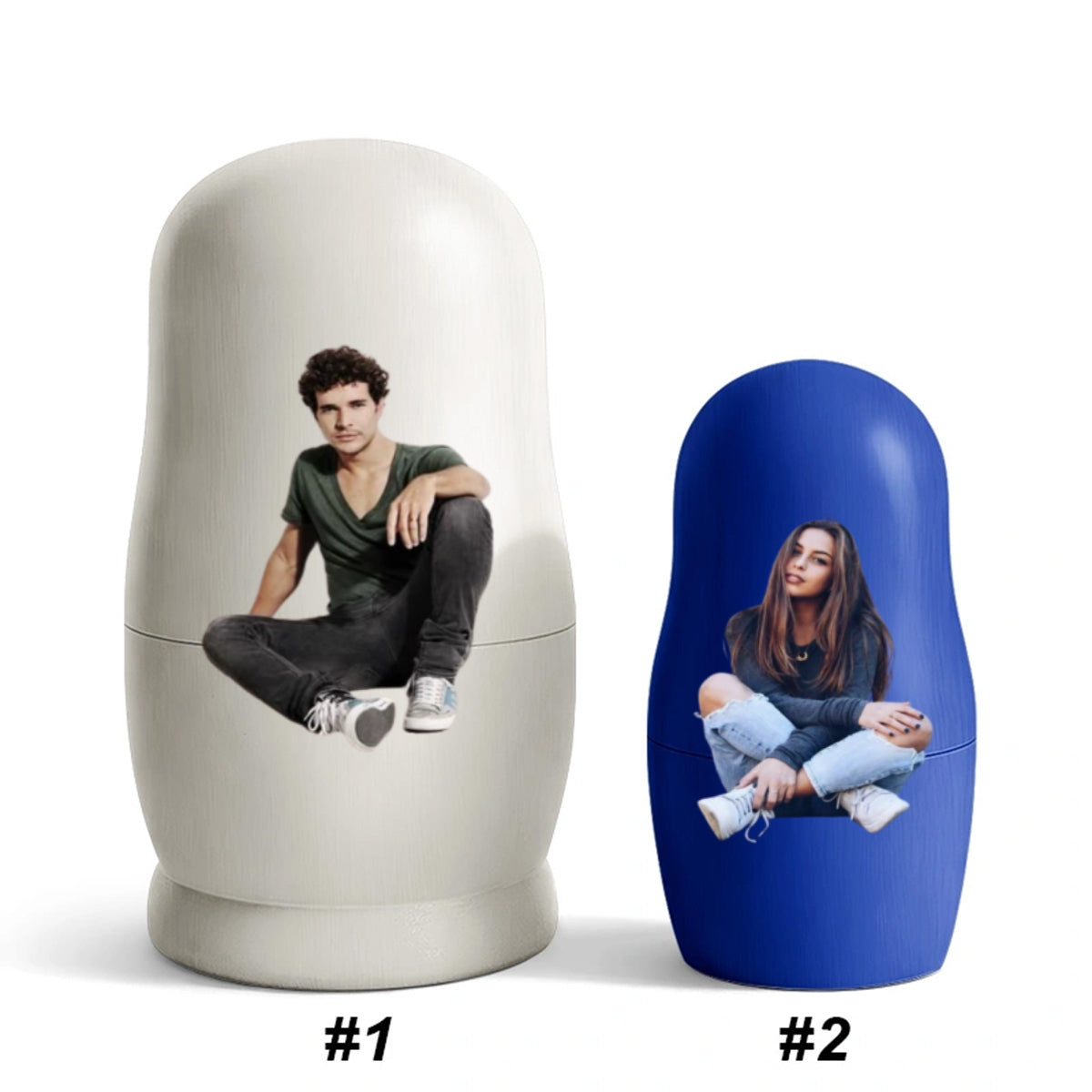 Growing In Love Photo - Personalized Nesting Doll