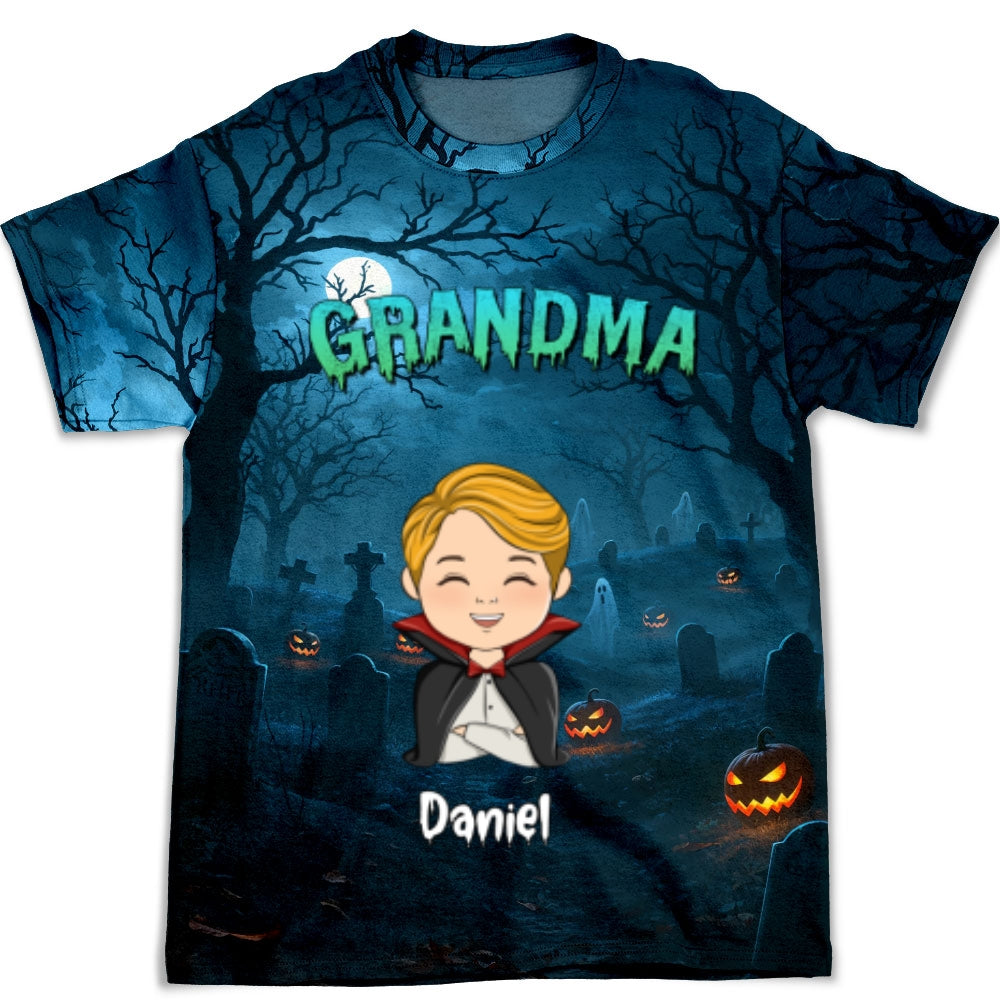 Granny Of My Babies - Personalized All-over-print T-shirt