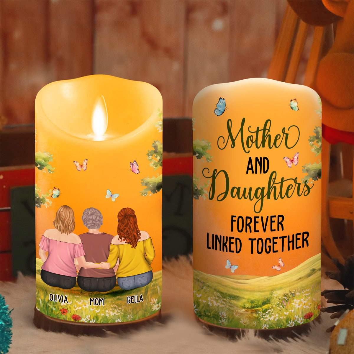 Link Forever - Personalized LED Candle