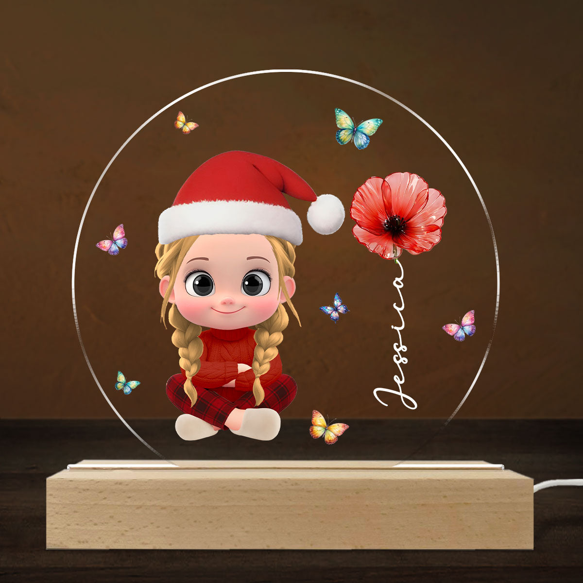 Custom Gifts for Daughter & Mom, Mother's Day Birthday • Lovely Baby - Personalized LED Light
