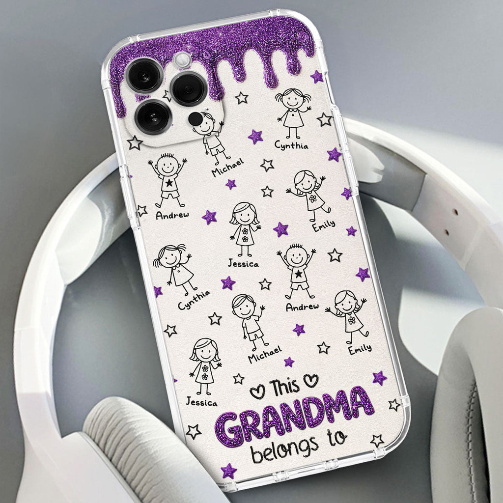 Handmade By Grandma - Personalized 3D Inflated Effect Phone Case