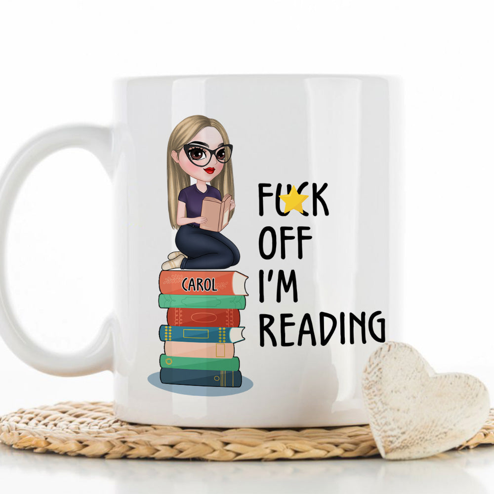 Custom Christmas & Birthday Keepsake Gift • I Am Reading - Personalized Coffee Mug