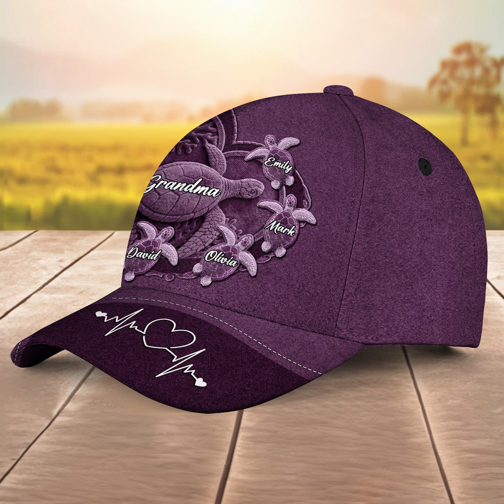 The Heart Of Our Family - Personalized Classic Cap