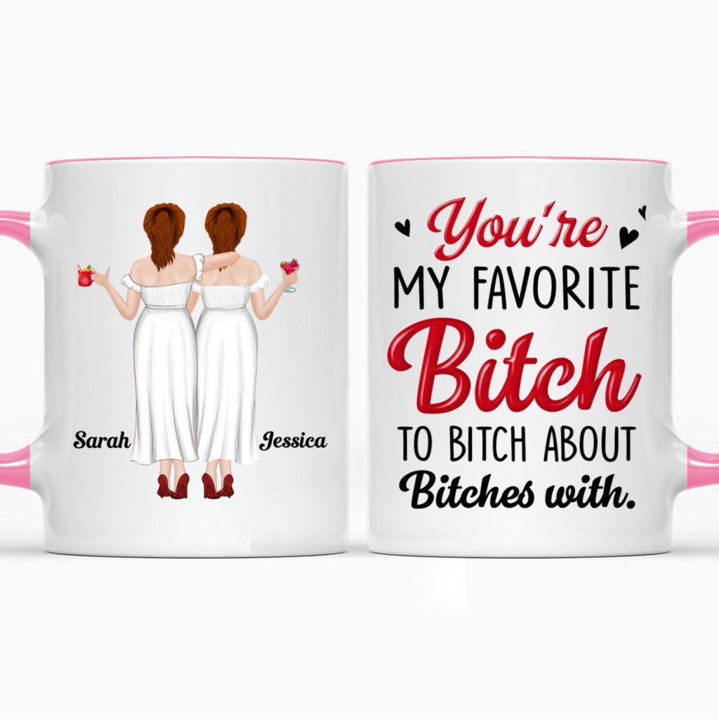 Custom Best Friend, Christmas & Birthday Friendship Keepsake Gift • My Fav - Personalized Accent Mug