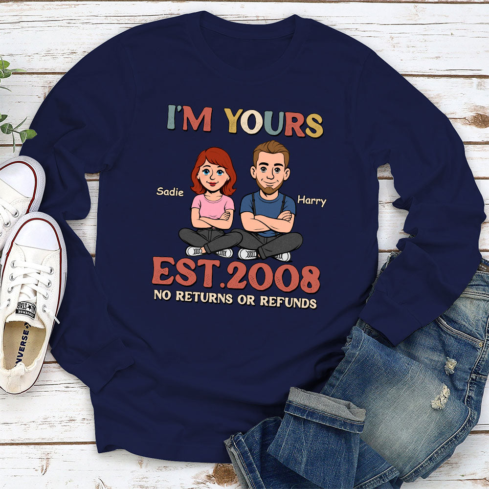 Custom Christmas Anniversary Keepsake Gifts For Husband • I Am Yours - Personalized Shirt