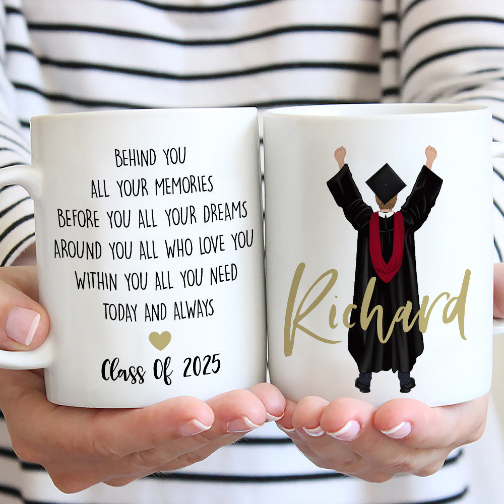 Custom Christmas & Birthday Keepsake Gift • Within You Lies All Strength - Personalized Coffee Mug