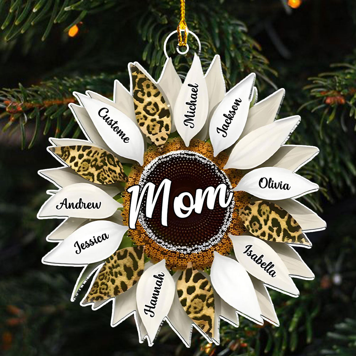 Custom Family Ornament, Christmas Gift for Family Members •  Nana Christmas - Personalized Acrylic Ornament