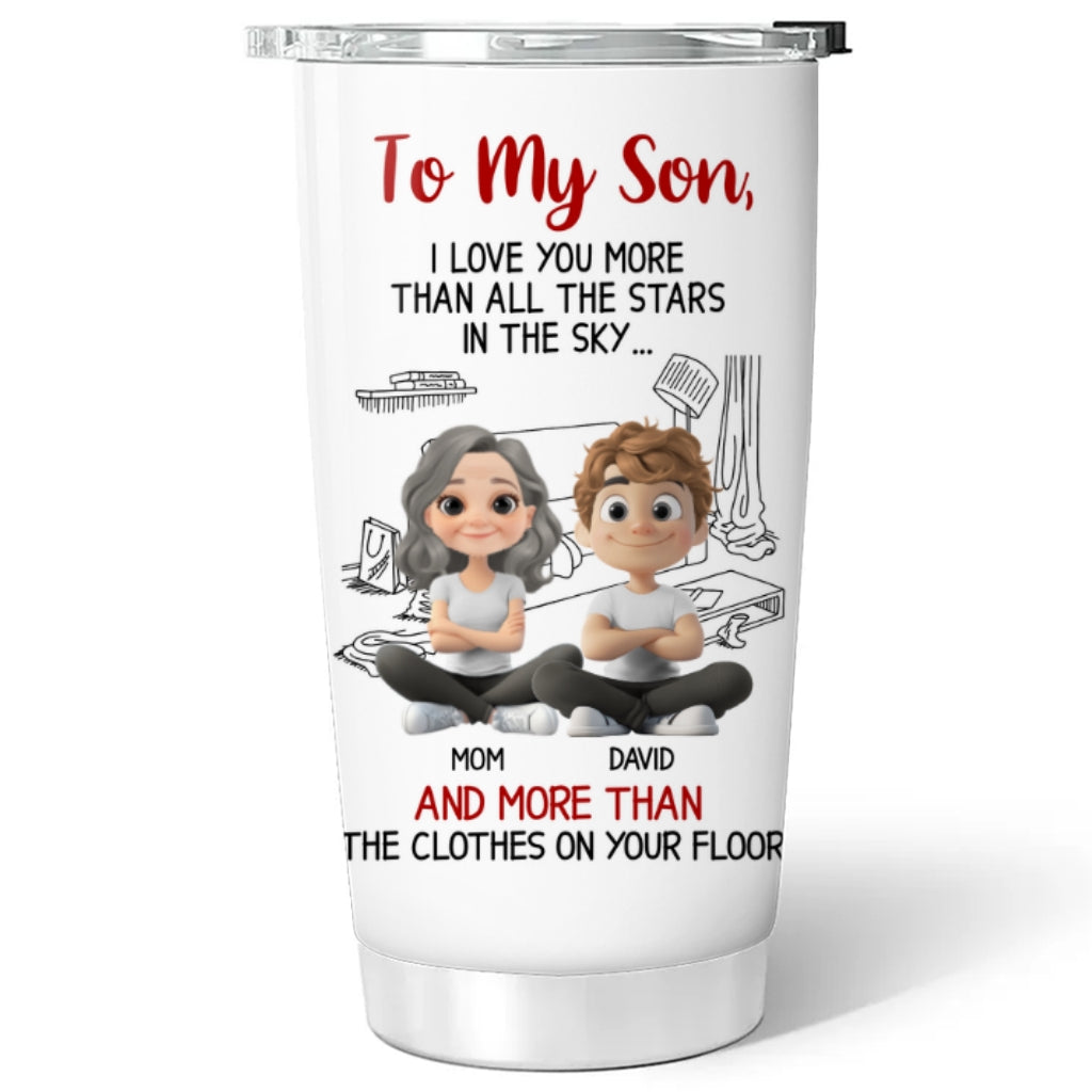 Custom Father's Day Birthday Gifts For Son • Love You Always My Son - Personalized Tumbler