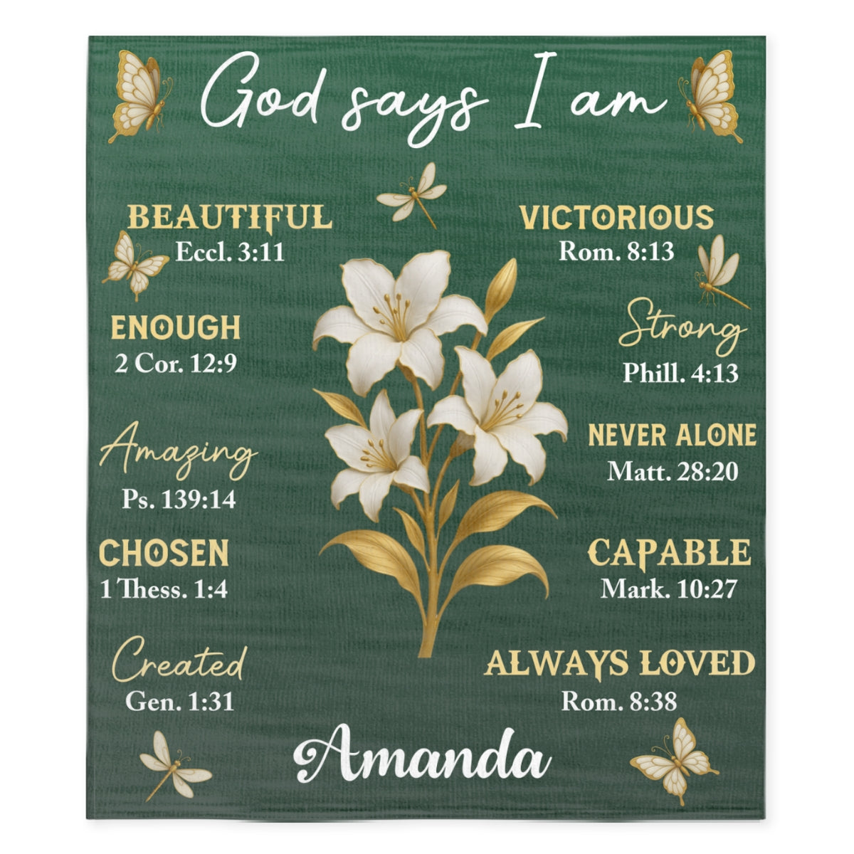 A Friend Is Like A Gold Flower - Personalized Fleece Blanket