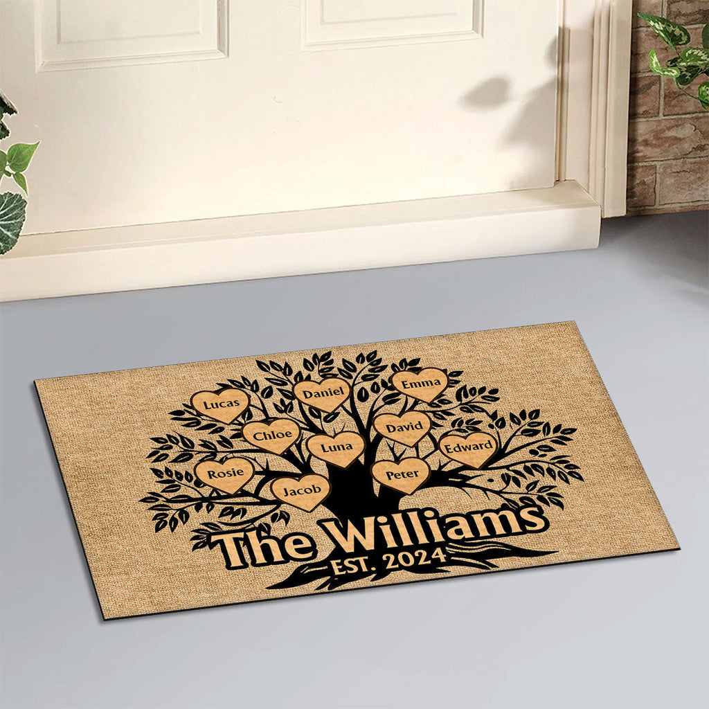 Family Tree - Personalized Doormat
