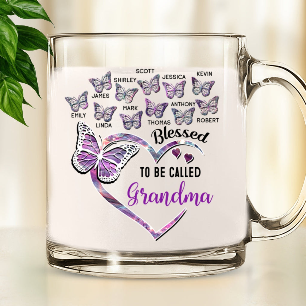 Custom Christmas & Birthday Keepsake Gift • Blessed Mimi Version 2 - Personalized Glass Mug