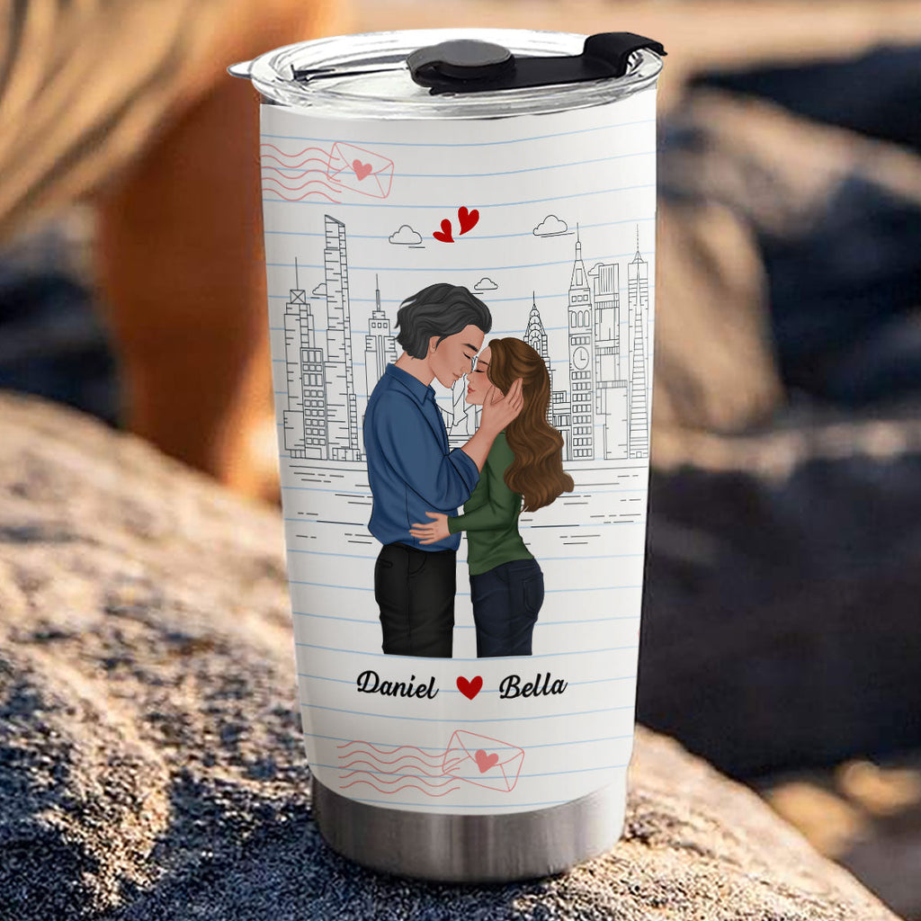 The Day I Met You Version 2 - Personalized Tumbler