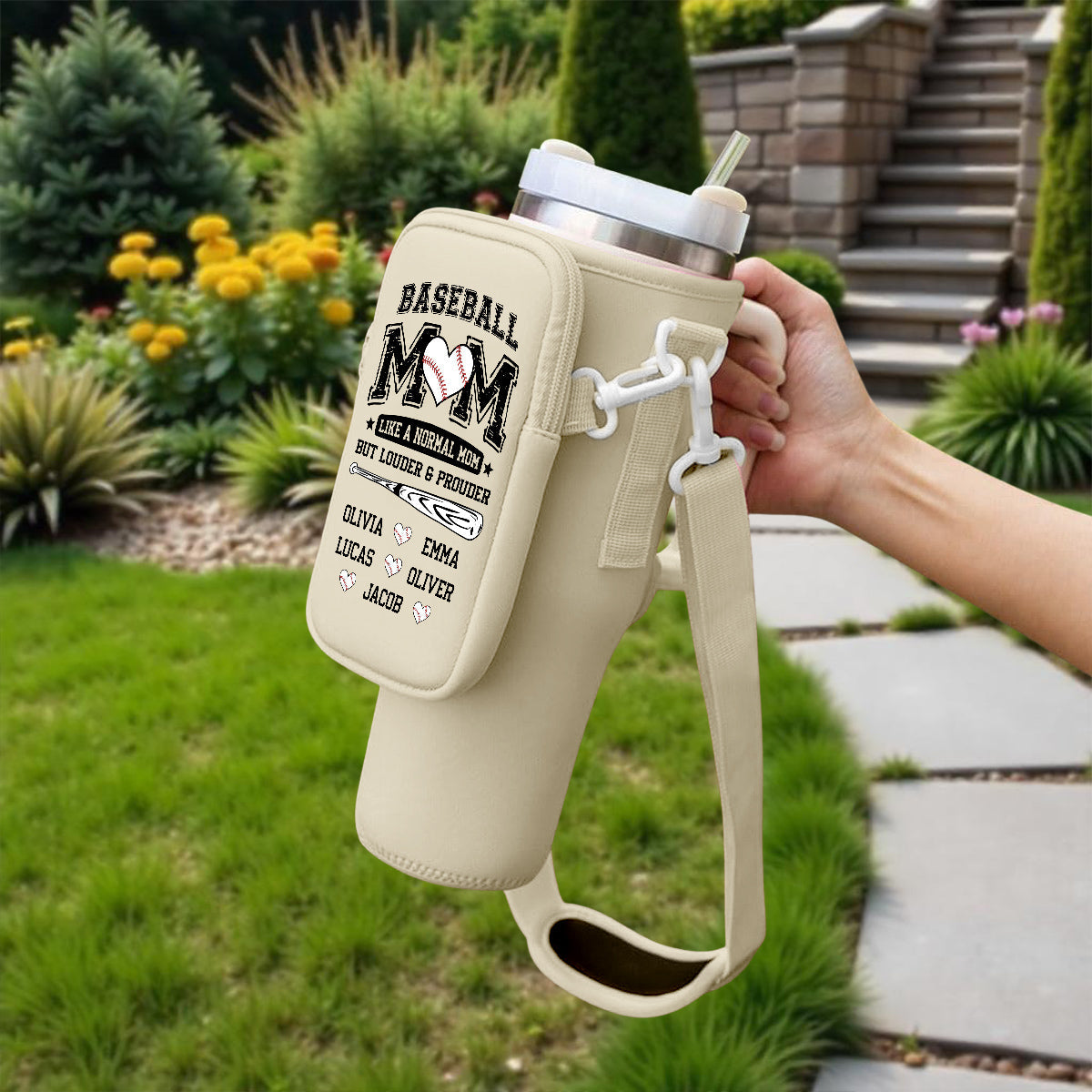 Game Day Is My Therapy - Personalized Water Bottle Carrier Bag