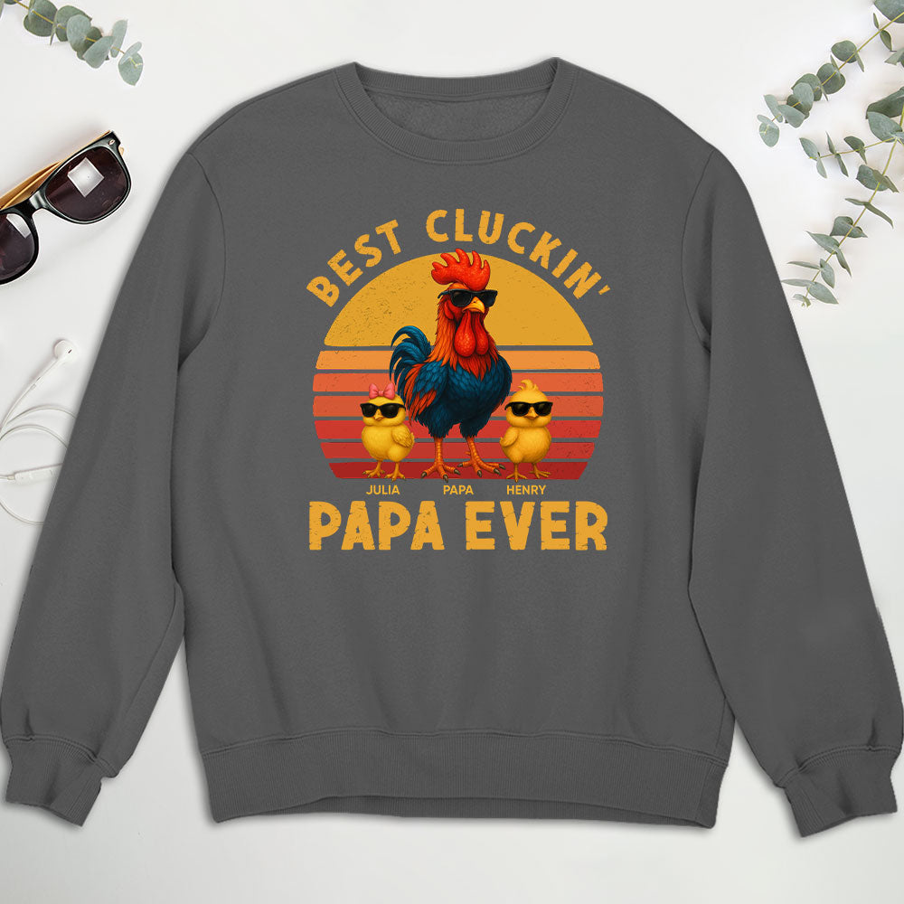 Custom Christmas & Birthday Gift for Grandpa • The Clucking Best - Personalized Shirt