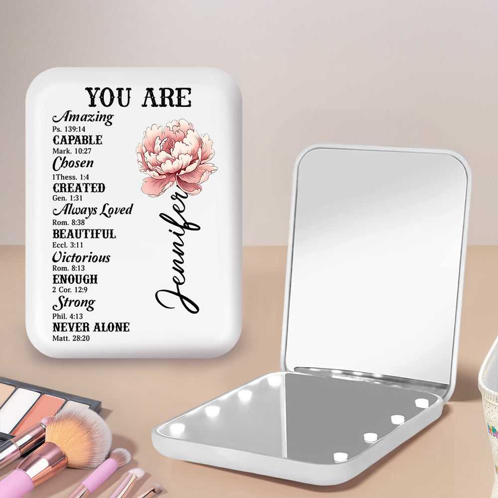 The Architecture Of Beauty - Personalized LED Pocket Mirror