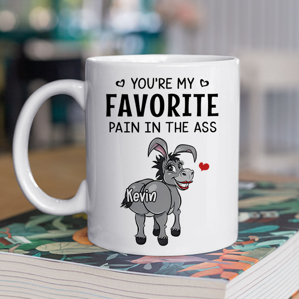 Custom Anniversary Keepsake Gifts For Couple • You Are My Favorite Pain - Personalized Coffee Mug