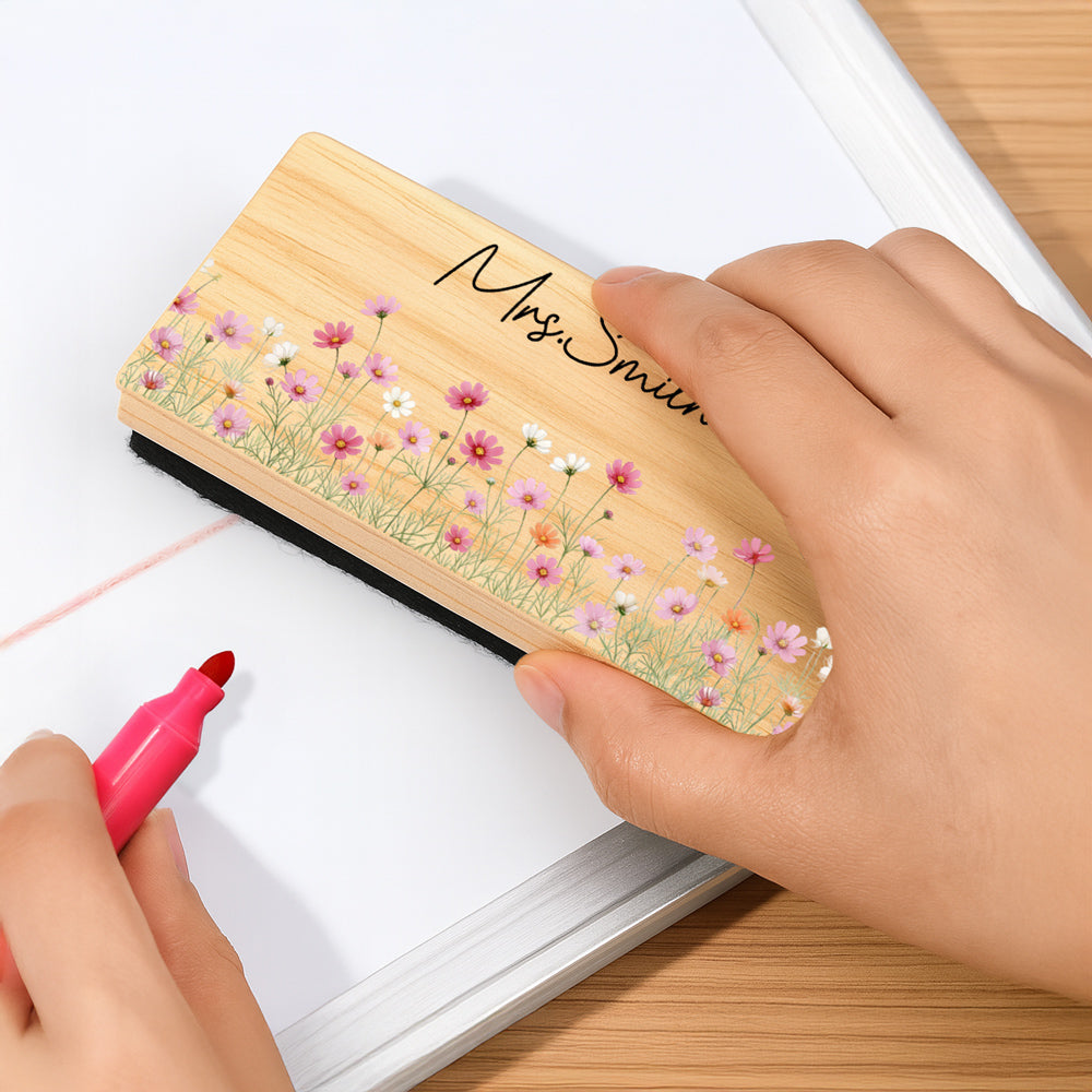 Birth Flower - Personalized Whiteboard Eraser